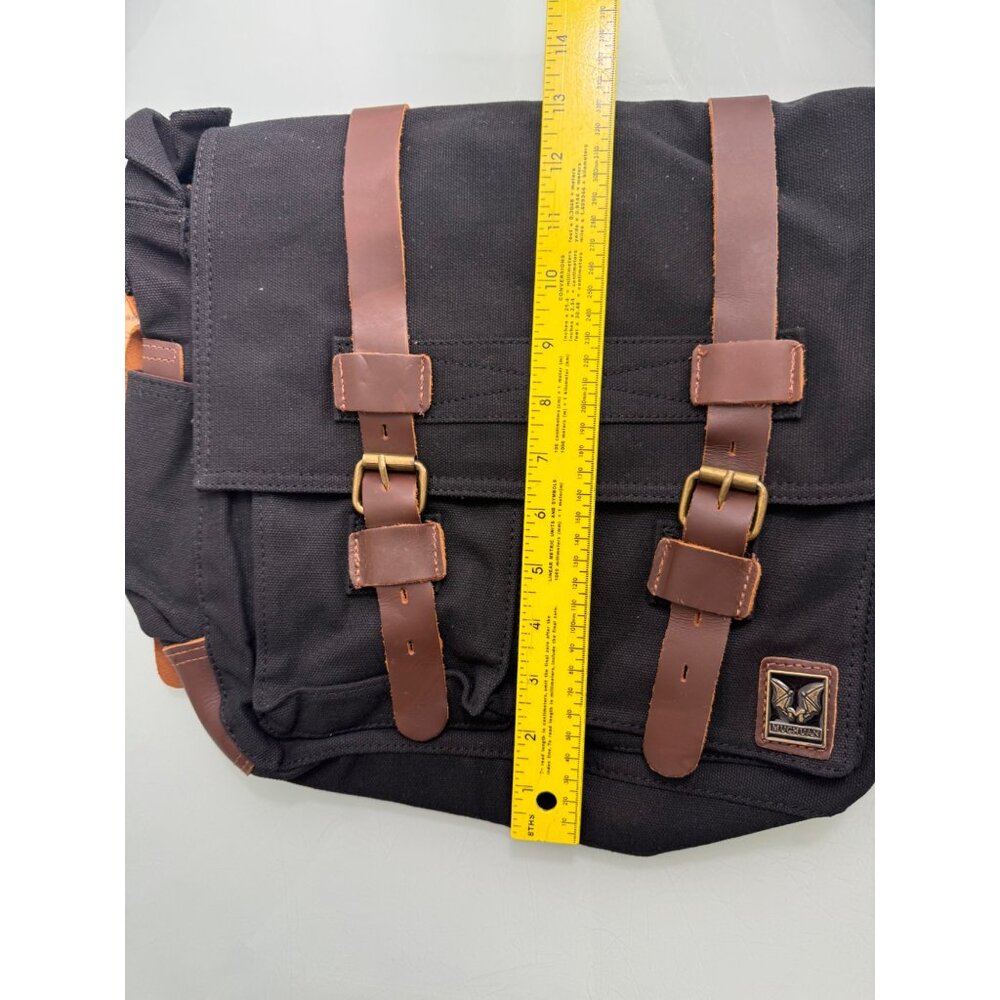 Muchuan Canvas Messenger Laptop Bag I Am Legend Black Crossbody Briefcase New - Picture 6 of 11